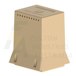 FPB1MVB small beige fibreglass electrical pillar